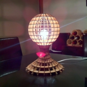 3D Puzzle Lamp dxf file