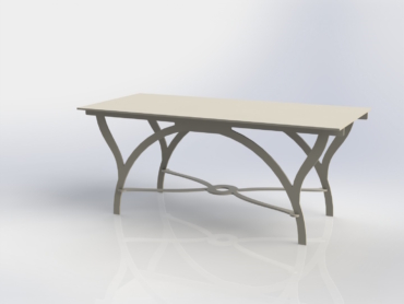 Modern Table dxf file