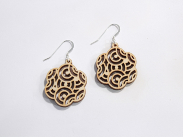 Oriental Earrings dxf