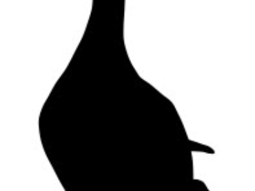 Silhouette Mallard Duck dxf file