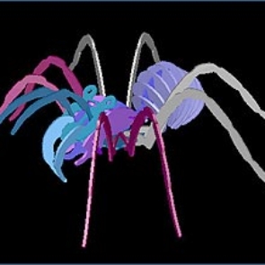 Spider (spinne) dxf file