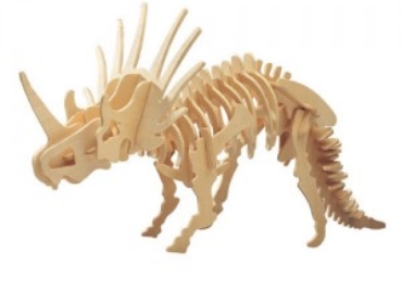 Styracosaurus 3D Puzzle DXF File