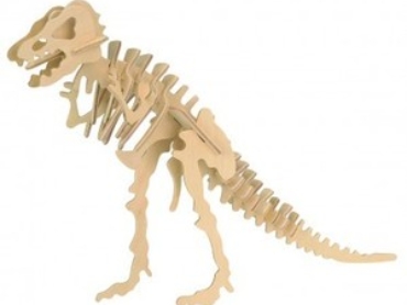 T. rex 3D Puzzle DXF File