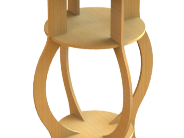 Table (Stool) dxf file