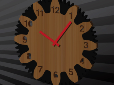 Wall Clock dxf file