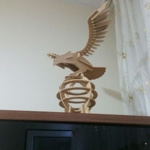 maket kartal Eagle Model dxf file