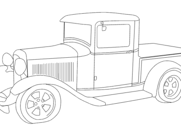 1932 ford pickup dxf File