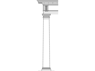 Architecture Pillar Design dxf File