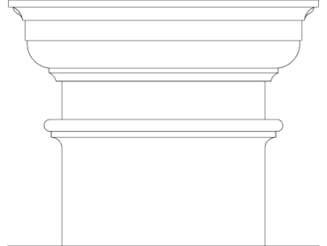 Architecture Pillar dxf File