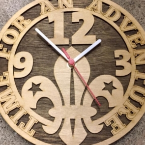 Cadre Horloge Scoute dxf File