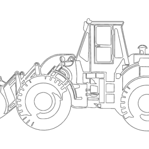 Caterpillar Bulldozer DXF File