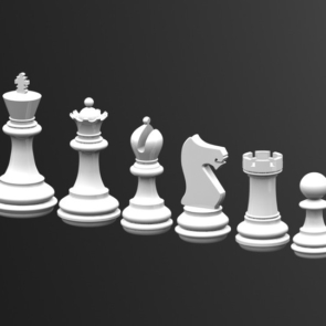 Chess Game Knight dxf File