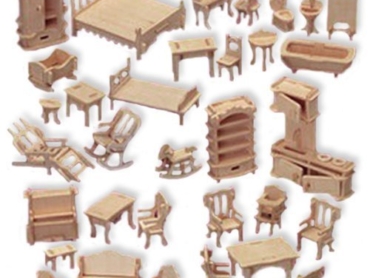 Doll house furniture 2 dxf File