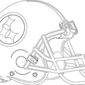 Football Helmet Silhouette dxf File