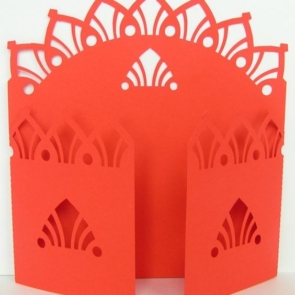 Gate Fold Card 11 dxf File