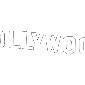 Hollywood Silhouette dxf File