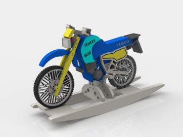 Moto Tenere XT600 dxf File