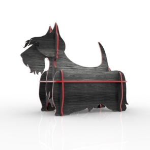 Scottish Terrier Mini Shelf dxf File