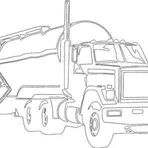 Tank Truck DXF File