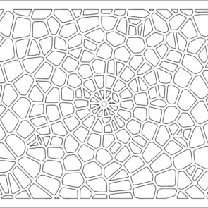 Voronoi pattern 2 dxf File