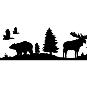 bear and moose dxf File